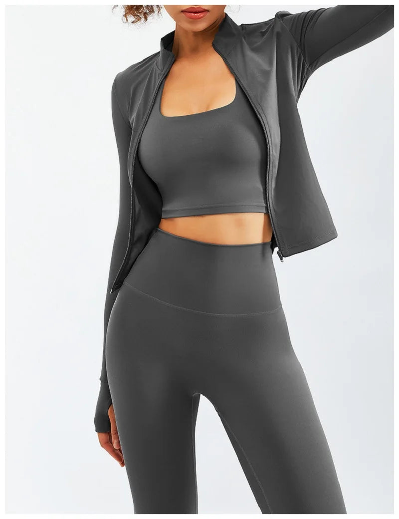 WOMEN 3 PIECE ACTIVEWEAR SET