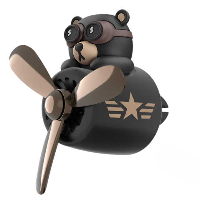 PILOT BEAR CAR AIR FRESHNER