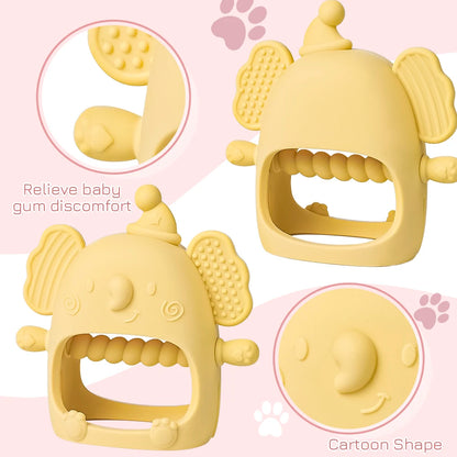 SILICONE ELEPHANT TEETHER