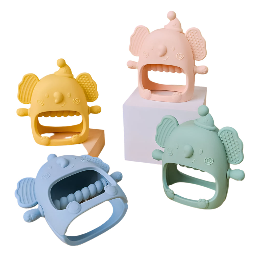 SILICONE ELEPHANT TEETHER