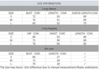 WOMEN 3 PIECE ACTIVEWEAR SET