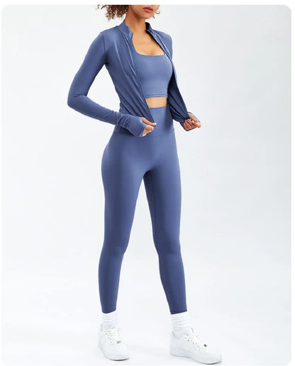 WOMEN 3 PIECE ACTIVEWEAR SET