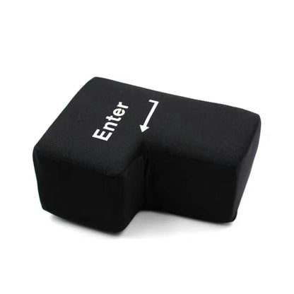 ENTER KEY BUTTON PILLOW