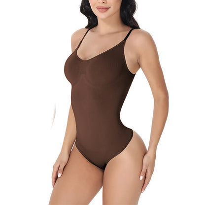 V-NECK SPAGHETTI STRAP BODYSUIT