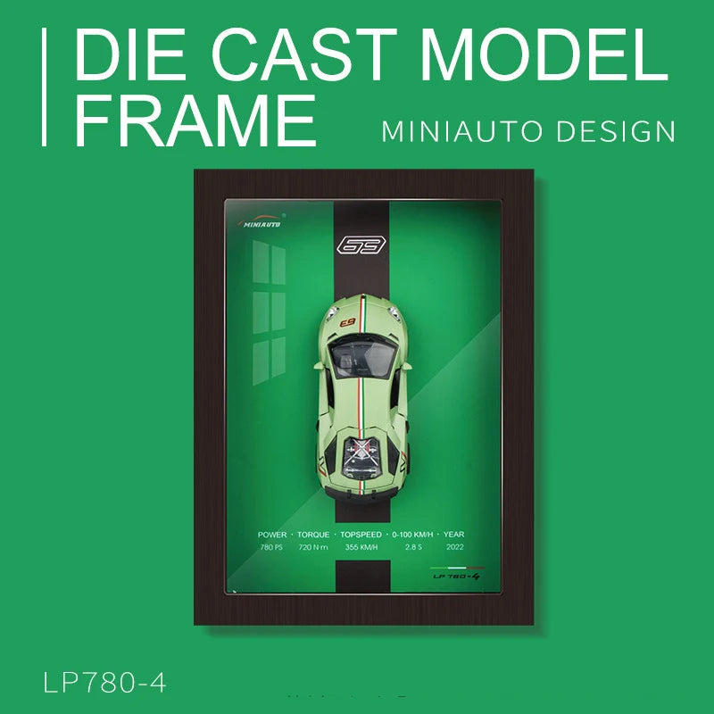 3D RACING CAR MODEL PHOTO FRAME