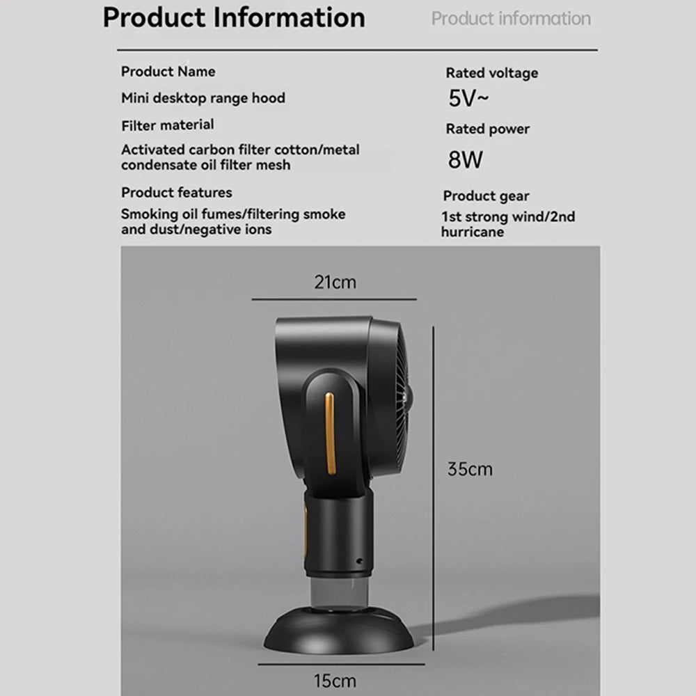 VAPE VENT: PORTABLE 18+ SMOKE EXTRACTOR