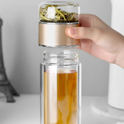 GLASS TEA WATER BOTTLE