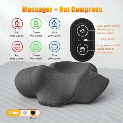 Heated Neck Massage Pillow