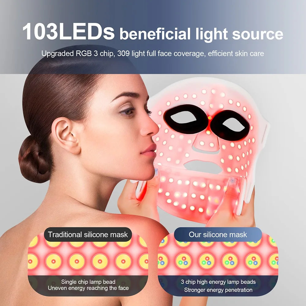7-Color LED Face & Neck Mask
