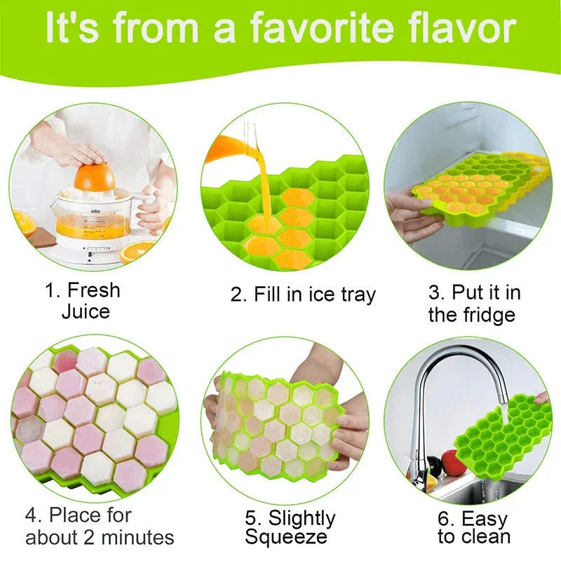 SILICONE ICE CUBE MOLD