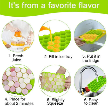SILICONE ICE CUBE MOLD