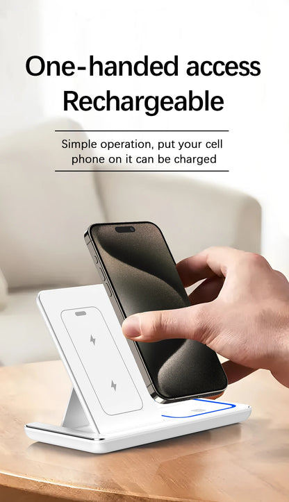 3-in-1 FAST WIRELESS CHARGING STAND