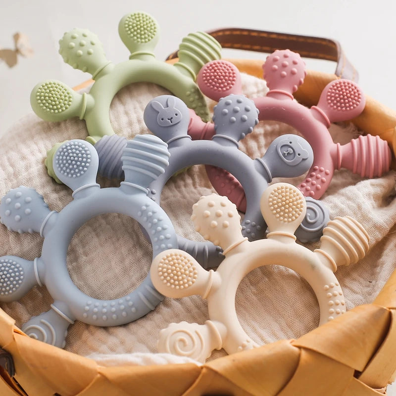 SILICONE TEETHER RING