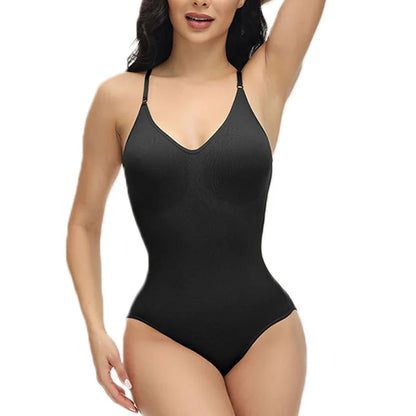 V-NECK SPAGHETTI STRAP BODYSUIT