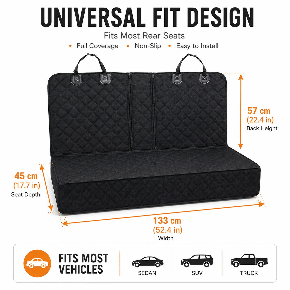 Waterproof Dog Car Seat Cover