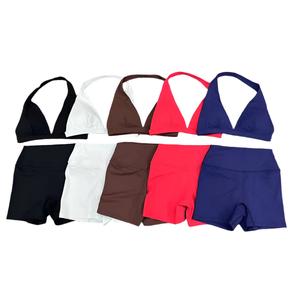 GYM BRA & SHORTS SET