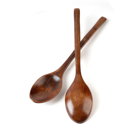 WOODEN SPOON & FORK SET (ECO-FRIENDLY)