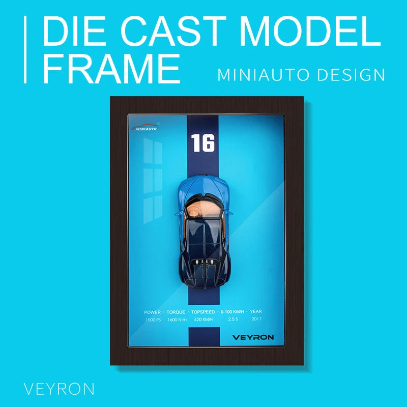 3D RACING CAR MODEL PHOTO FRAME