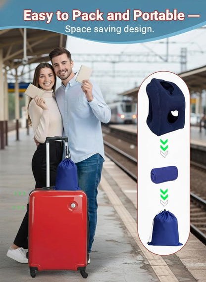 Inflatable Travel Neck Support Pillow