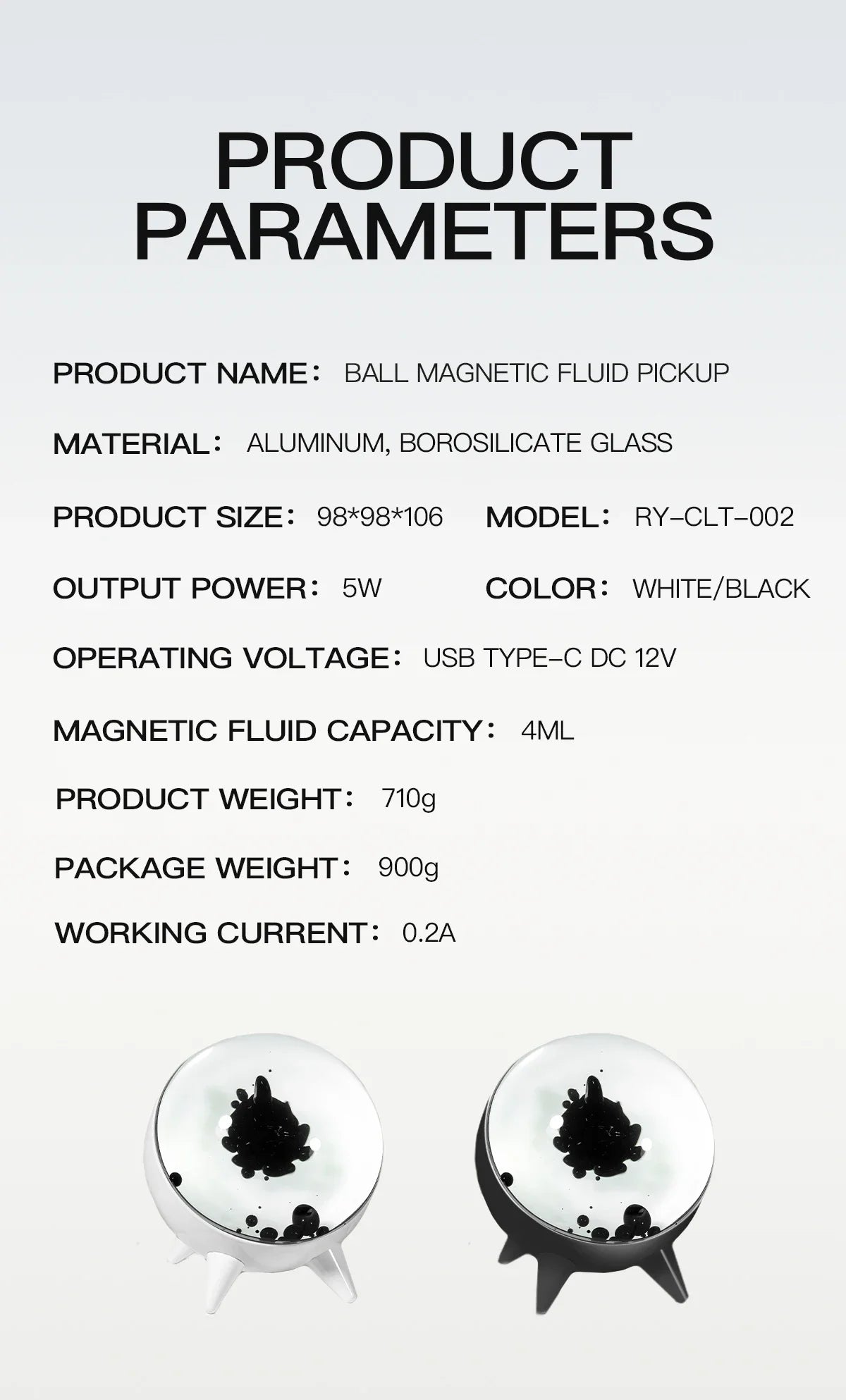 FERROFLUID VISUALIZER SPEAKER