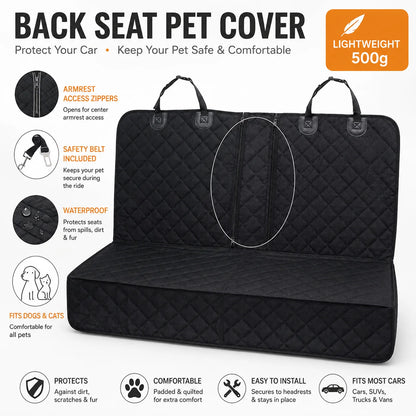 Waterproof Dog Car Seat Cover