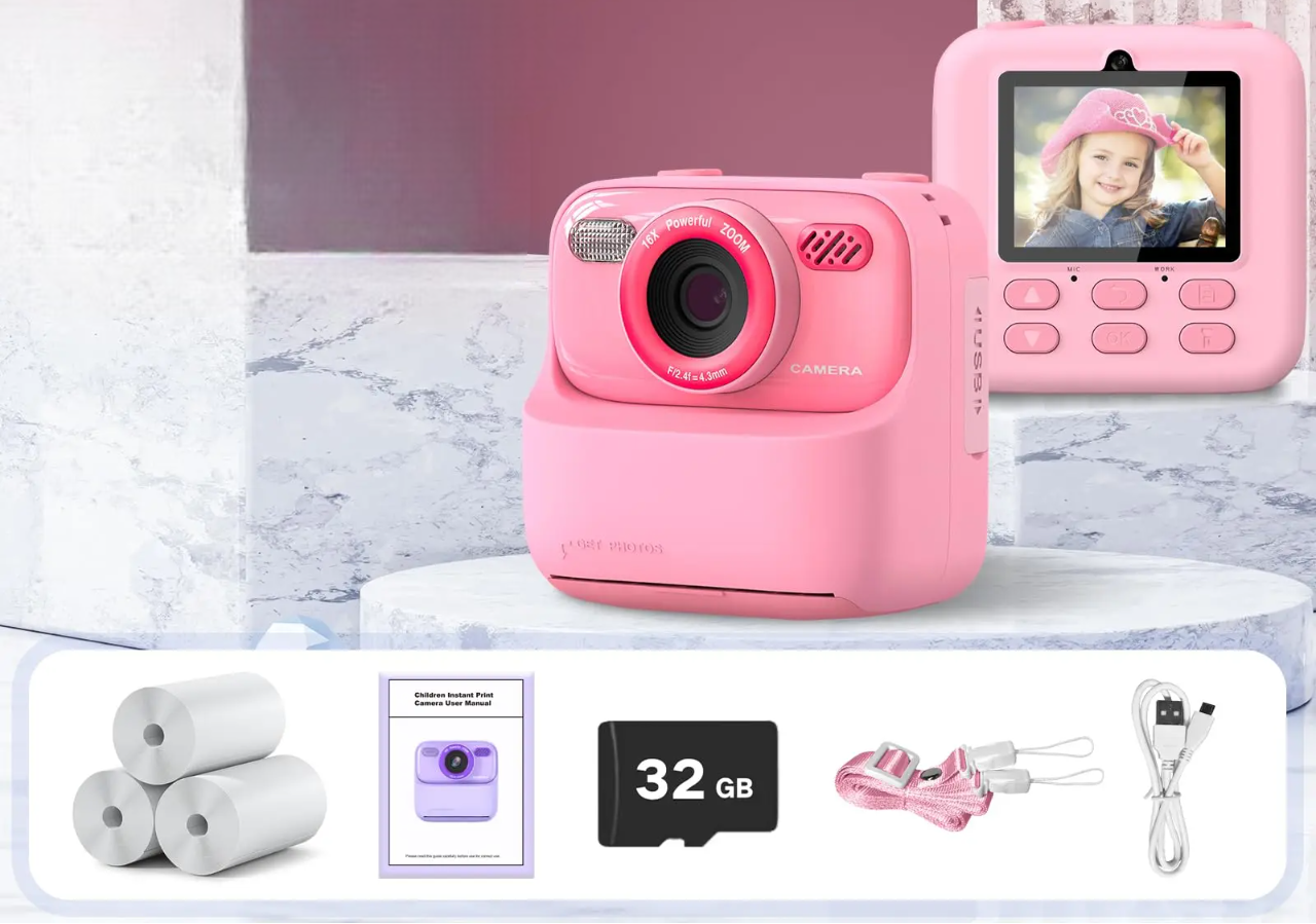 INSTANT PRINT KIDS CAMERA