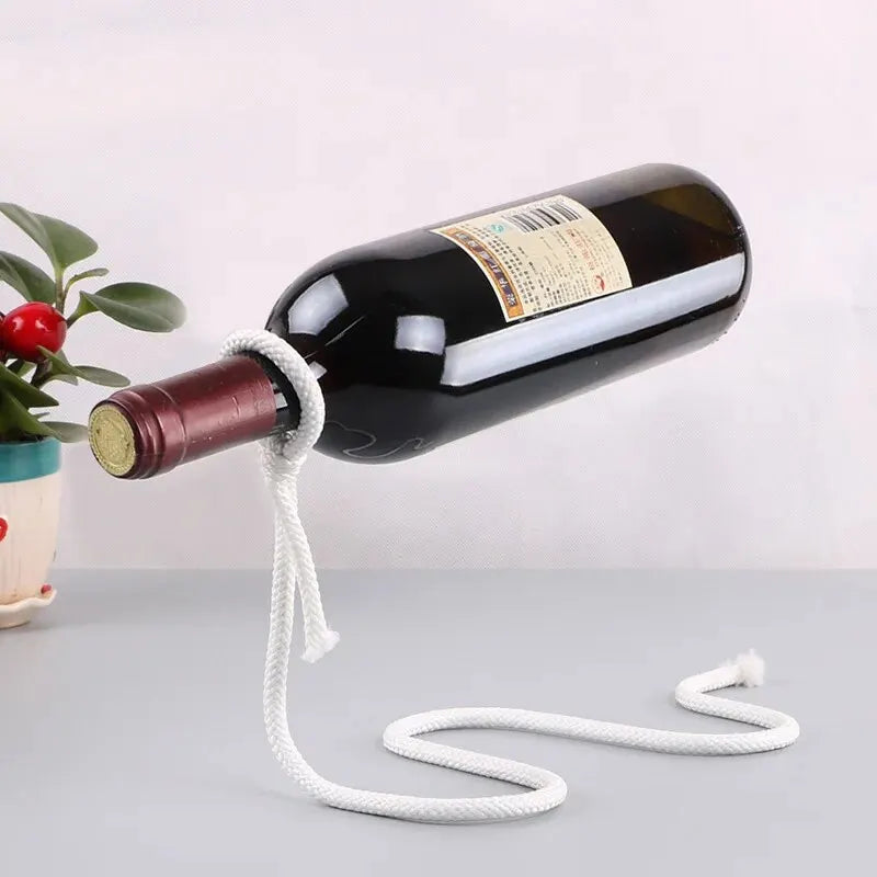 ROPE WINE BOTTLE HOLDER