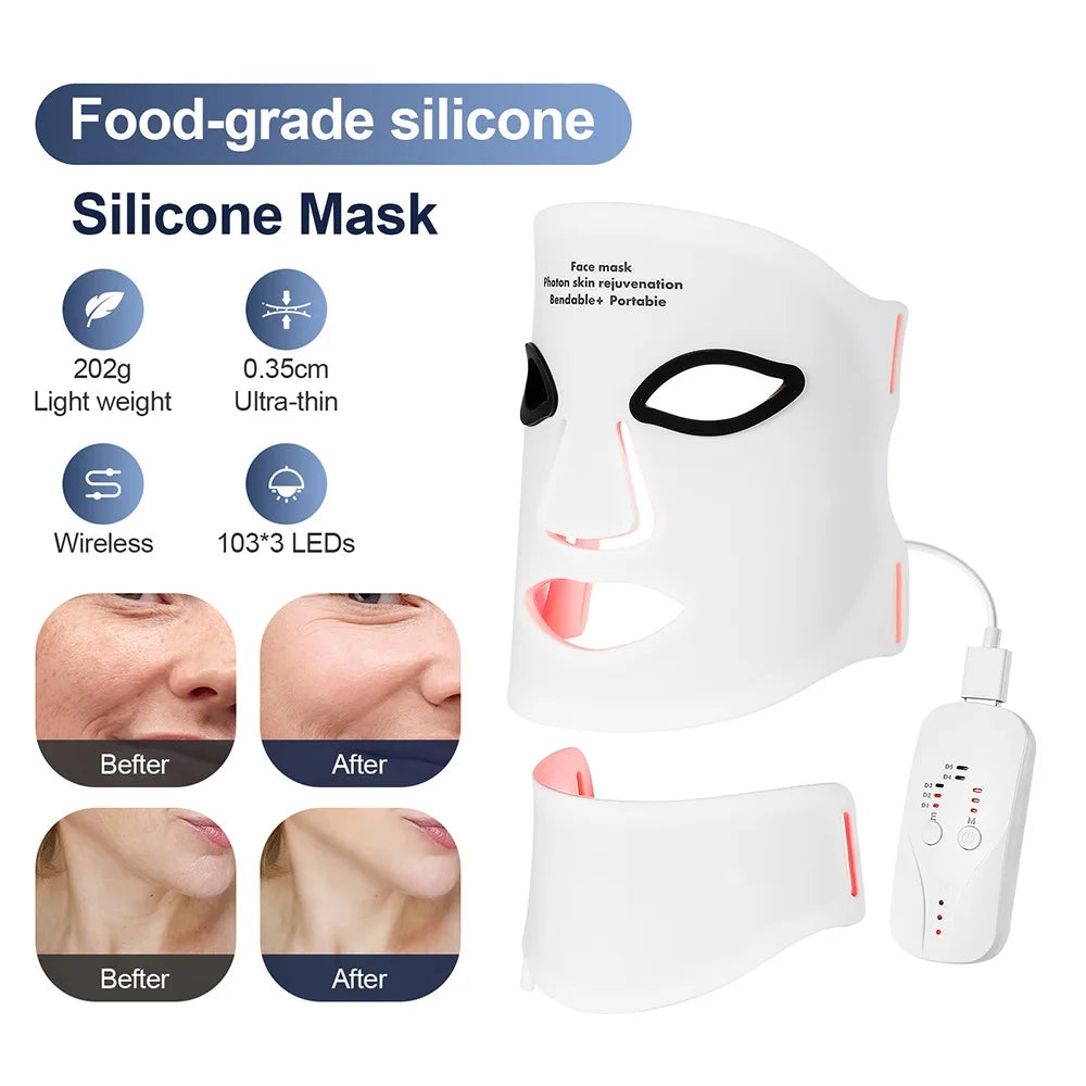 7-Color LED Face & Neck Mask