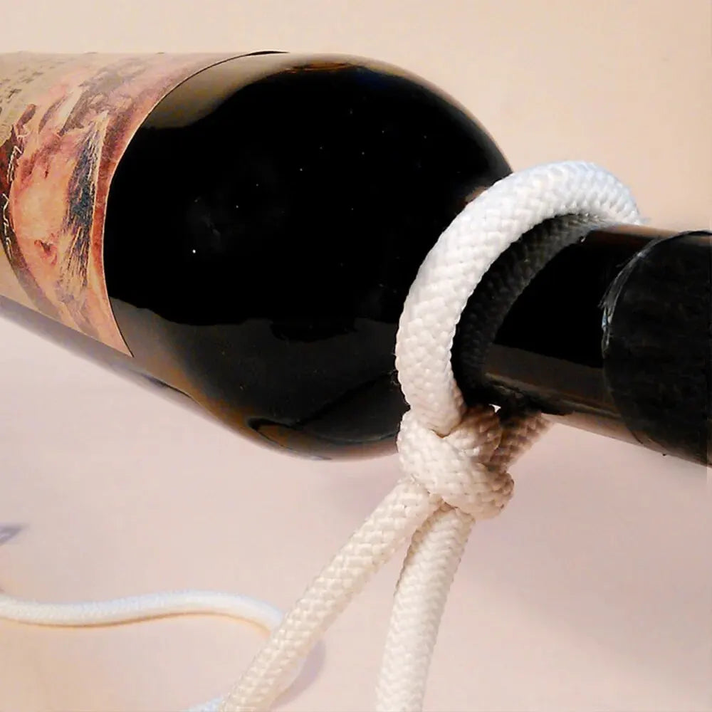 ROPE WINE BOTTLE HOLDER