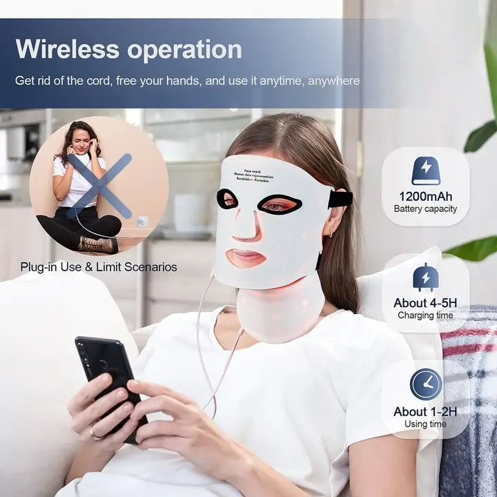 7-Color LED Face & Neck Mask