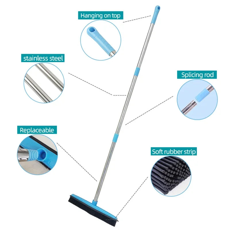 PET HAIR RUBBER BROOM