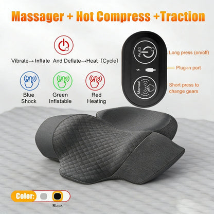 Heated Neck Massage Pillow