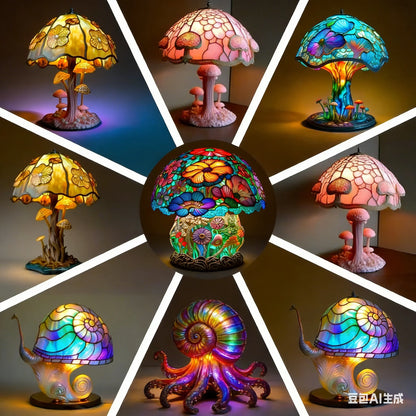 Flower Mushroom LED Night Light