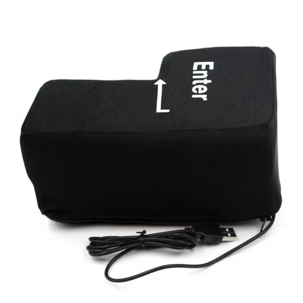 ENTER KEY BUTTON PILLOW