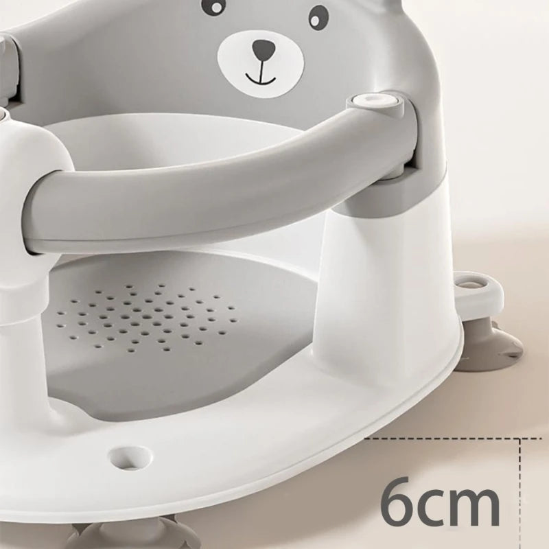 INFANT BATH CHAIR WITH SUCTION CUPS & BACKREST