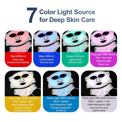 7-Color LED Face & Neck Mask