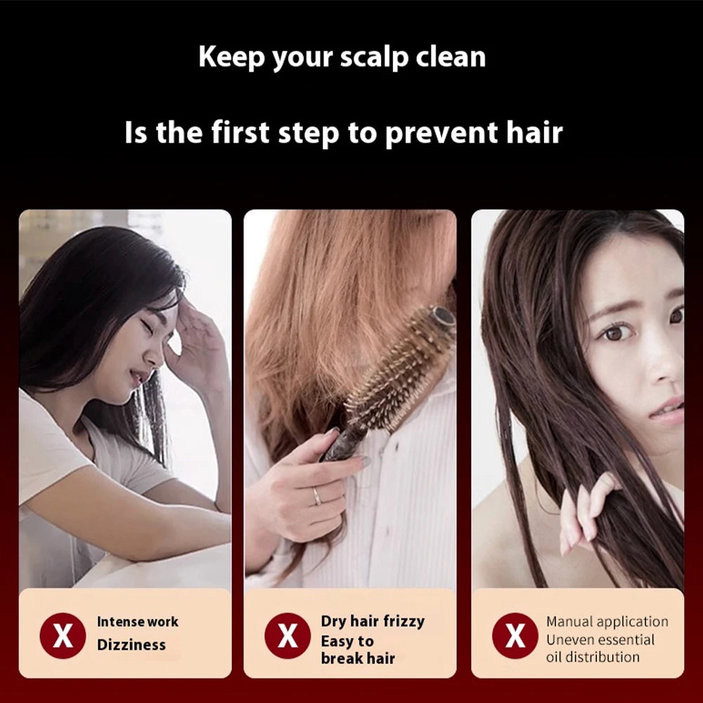 Electric Scalp Massage & Oil Applicator Comb