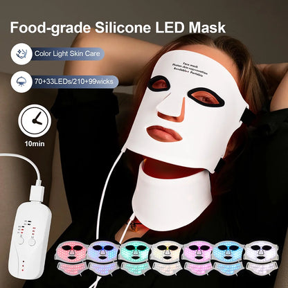 7-Color LED Face & Neck Mask