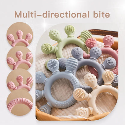 SILICONE TEETHER RING