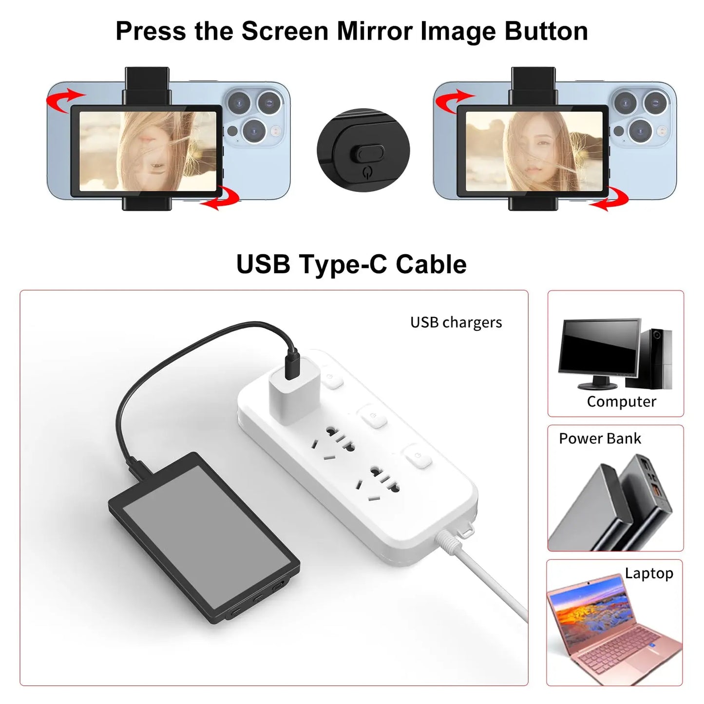 SELFIE & VLOG MONITOR