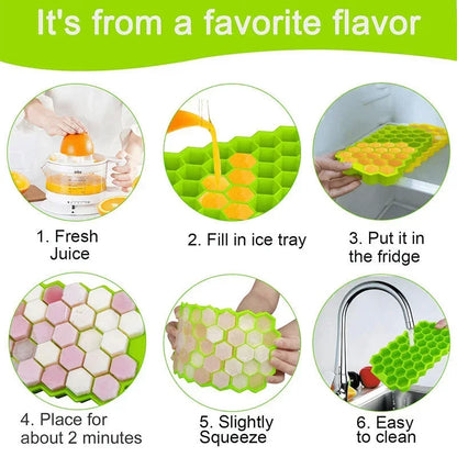 SILICONE ICE CUBE MOLD