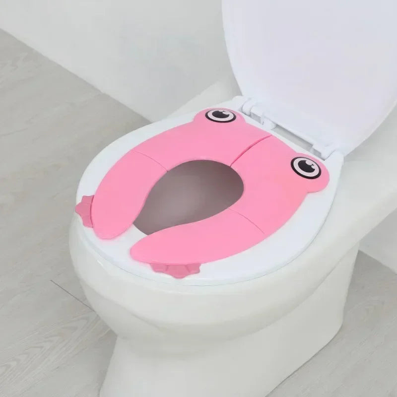 FOLDING PORTABLE TOILET SEAT