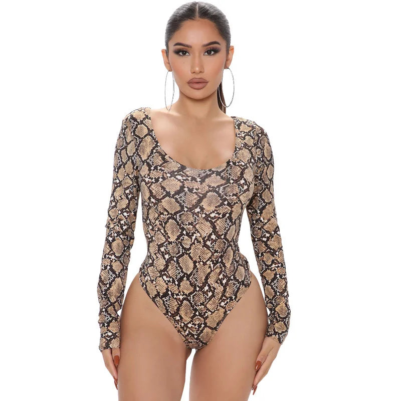 LEOPARD PRINT BODYSUIT