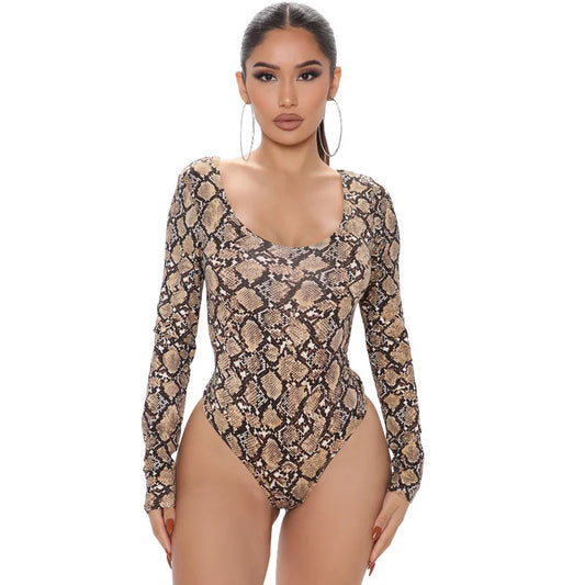 LEOPARD PRINT BODYSUIT