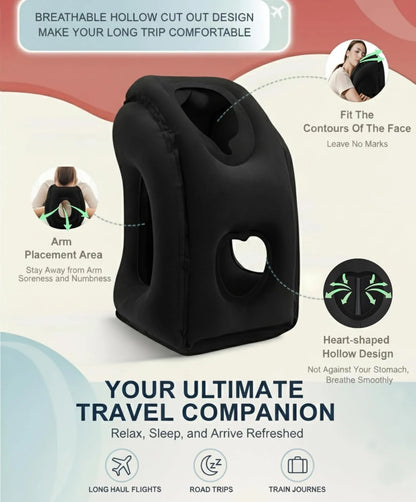 Inflatable Travel Neck Support Pillow