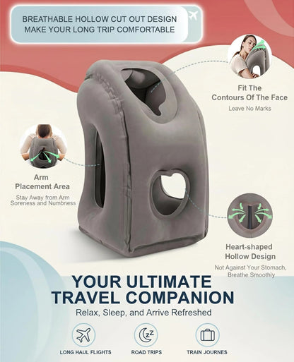 Inflatable Travel Neck Support Pillow