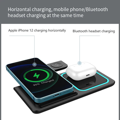 3-in-1 FAST WIRELESS CHARGING STAND