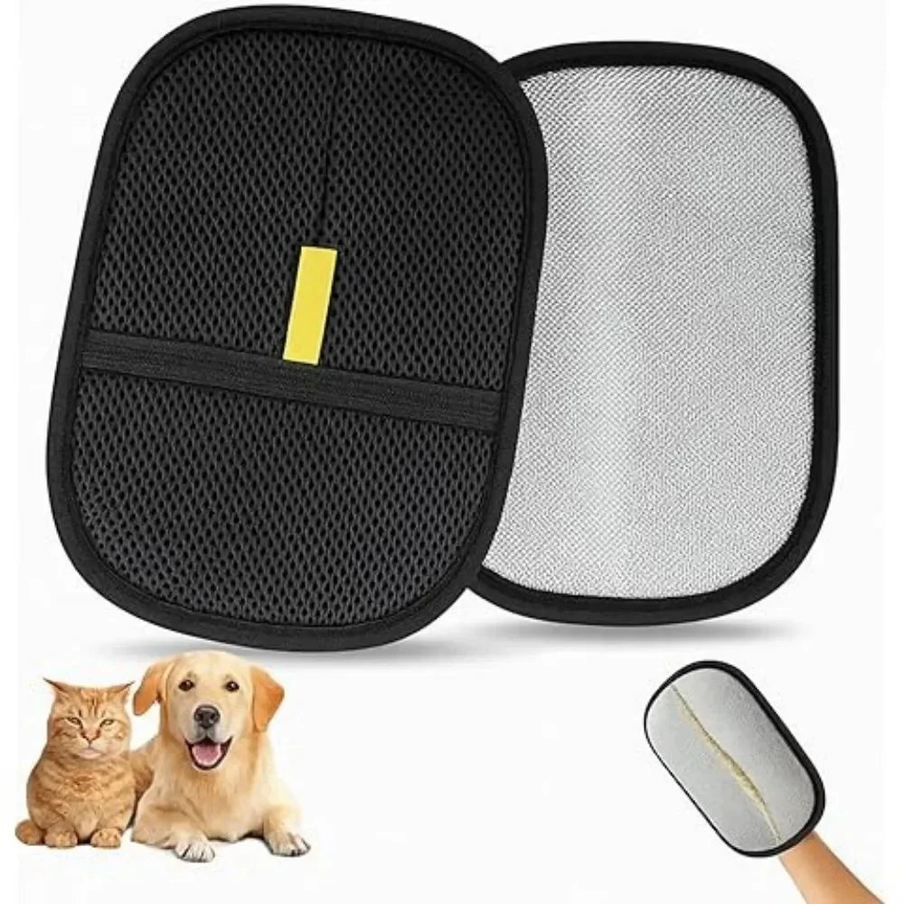 Double-Sided Cat Grooming Gloves – 2 Pack