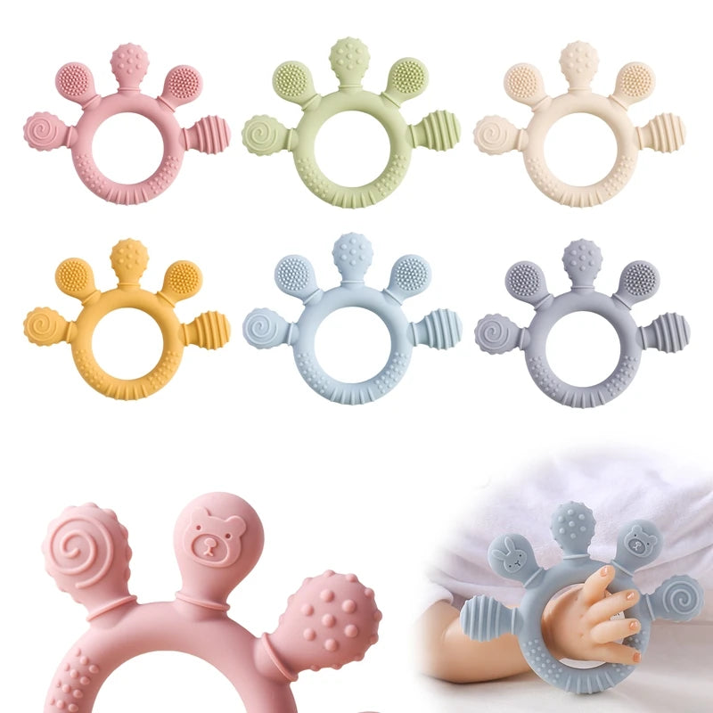 SILICONE TEETHER RING