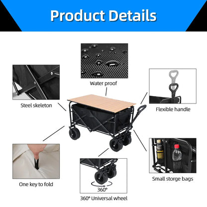 FOLDABLE OUTDOOR TROLLEY